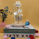 thumbnail image 5 of Adornos de pantalla de cristal luminosos con forma de rosa eterna de hoja de oro de Tanabata, caja de regalo para el día del niño, San Valentín y cumpleaños, 5 of 5