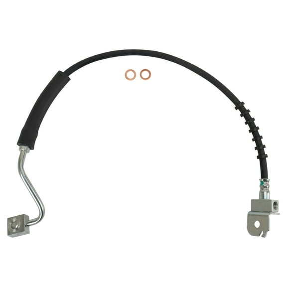 TRQ Rear Left Brake Hose BLA62180 Fits Select 1997-2001 Ford Expedition , 1998-2001 Lincoln Navigator