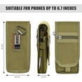 thumbnail image 6 of KATOLK Dual Phone Holster,Belt Phone Pouch, Large Smartphone Pouch Cell , Multi-Purpose Cell Phone Case, 6 of 7