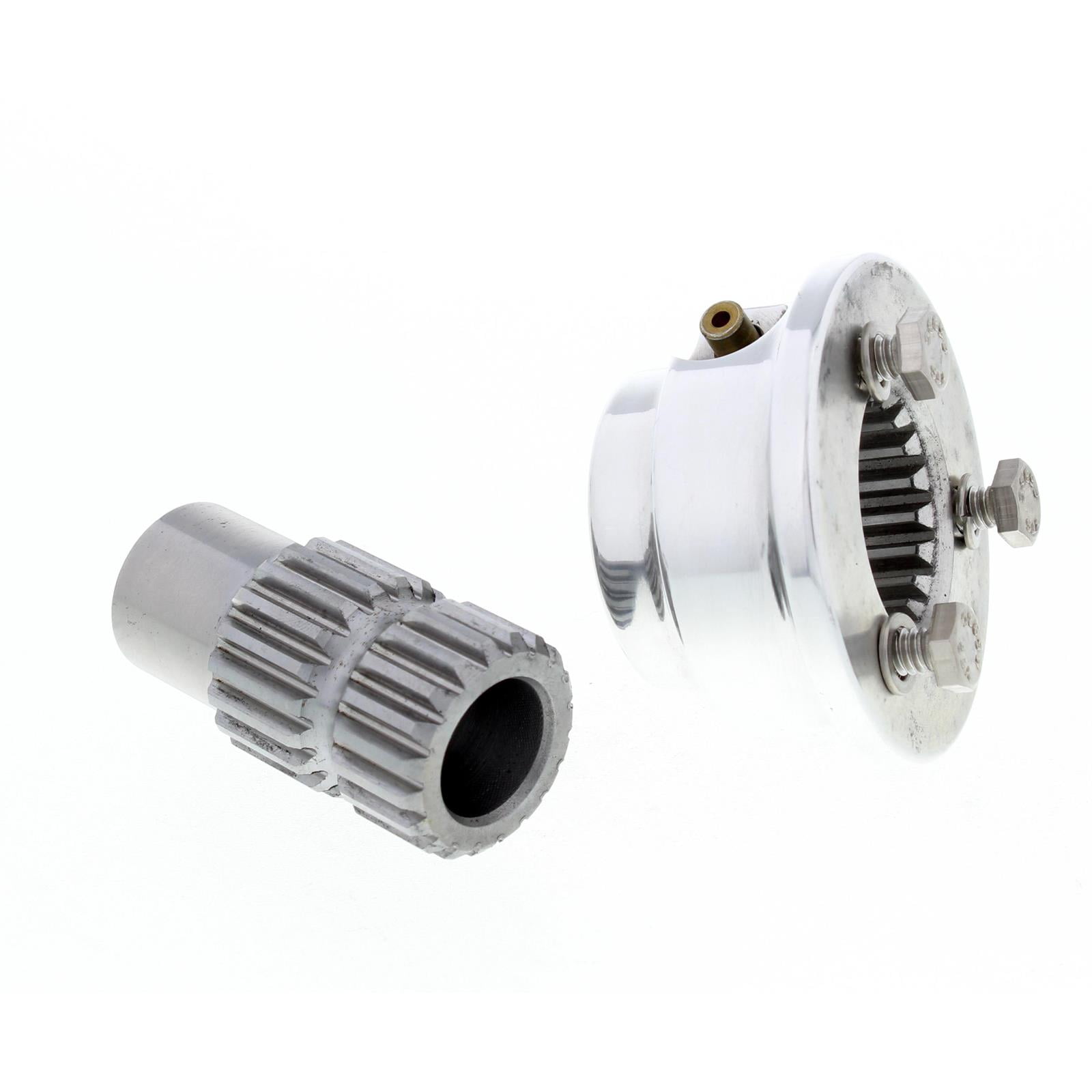 Pin-Style Quick Release Aluminum Steering Wheel Hub, 3/4In Steel Shaft