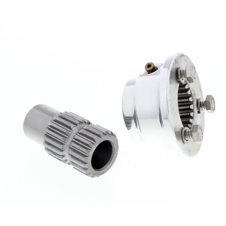 Pin-Style Quick Release Aluminum Steering Wheel Hub, 3/4In Steel 