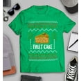 thumbnail image 3 of S4E Men's Fruit Cake Christmas Holiday T-Shirt XX-Large Irish Green, 3 of 4