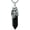 G01-Skull Obsidian, variant on Memento Mori Skull Necklace for Men Women in 925 Sterling Silver