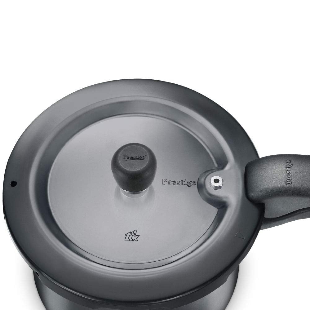 Buy Prestige Svachh Flip-On Mini Hard Anodised Spillage Control Pressure  Cooker - With Glass Lid, Black Online at Best Price of Rs 3959 - bigbasket