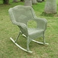 thumbnail image 7 of International Caravan Resin Wicker Camel Back Rocking Chairs (Set of Two), 7 of 7