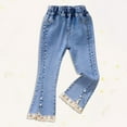 thumbnail image 5 of KVPLBQFD Distressed Jeans Low Waisted Jeans Cold Weather Running Pants Going Out Pants Clothes for Tweens 14-16 Girls Clothes Girls Size 14-16, 3-4 Years, 5 of 5