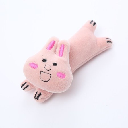 2PCS Toothbrush Chewing Toy Vocal Toy Cat Mint Teeth Grinding Catnip Toys Claws Thumb Bite Funny Interactive Plush Cat Toy PINK