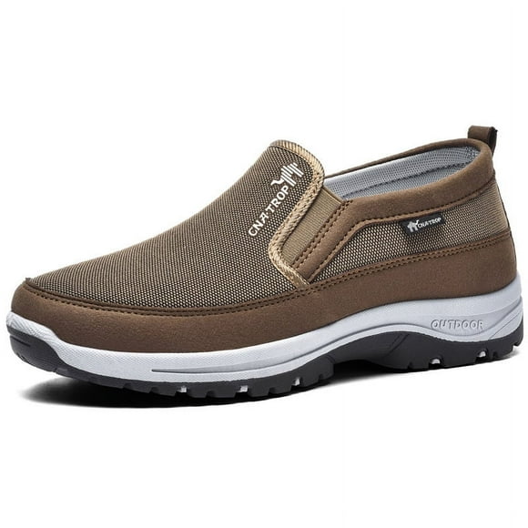 Mocassins de Marche Orthopédiques en Maille Respirante pour Hommes, Mode Extérieure Décontractée, Ballerines Souples Antidérapantes, Chaussures Bateau Légères - YOUYOU