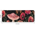 thumbnail image 7 of Red Mushroom Fantasy Black Pattern Kitchen Rug Mat,Kitchen Runner Rugs Non Skid Washable,Decorative Kitchen Floor Mats for Kitchen,Sink,Laundry,17"x47.2", 7 of 7