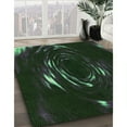 thumbnail image 2 of Ahgly Company Indoor Square Patterned Medium Forest Green Area Rugs, 4' Square, 2 of 6