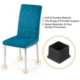 thumbnail image 3 of Uxcell 16Pack Square Chair Leg Caps, 25mm x 25mm OD Black Furniture Feet Pads Table Foot Cover Caps, 3 of 6