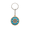 Rudder Sky Blue, variant on 1Pc 3.2cm Nautical Fidget Keychain, 3D Printed PLA Anchor/Wheel Charm, Stress Relief EDC Accessory for Keys & Bags