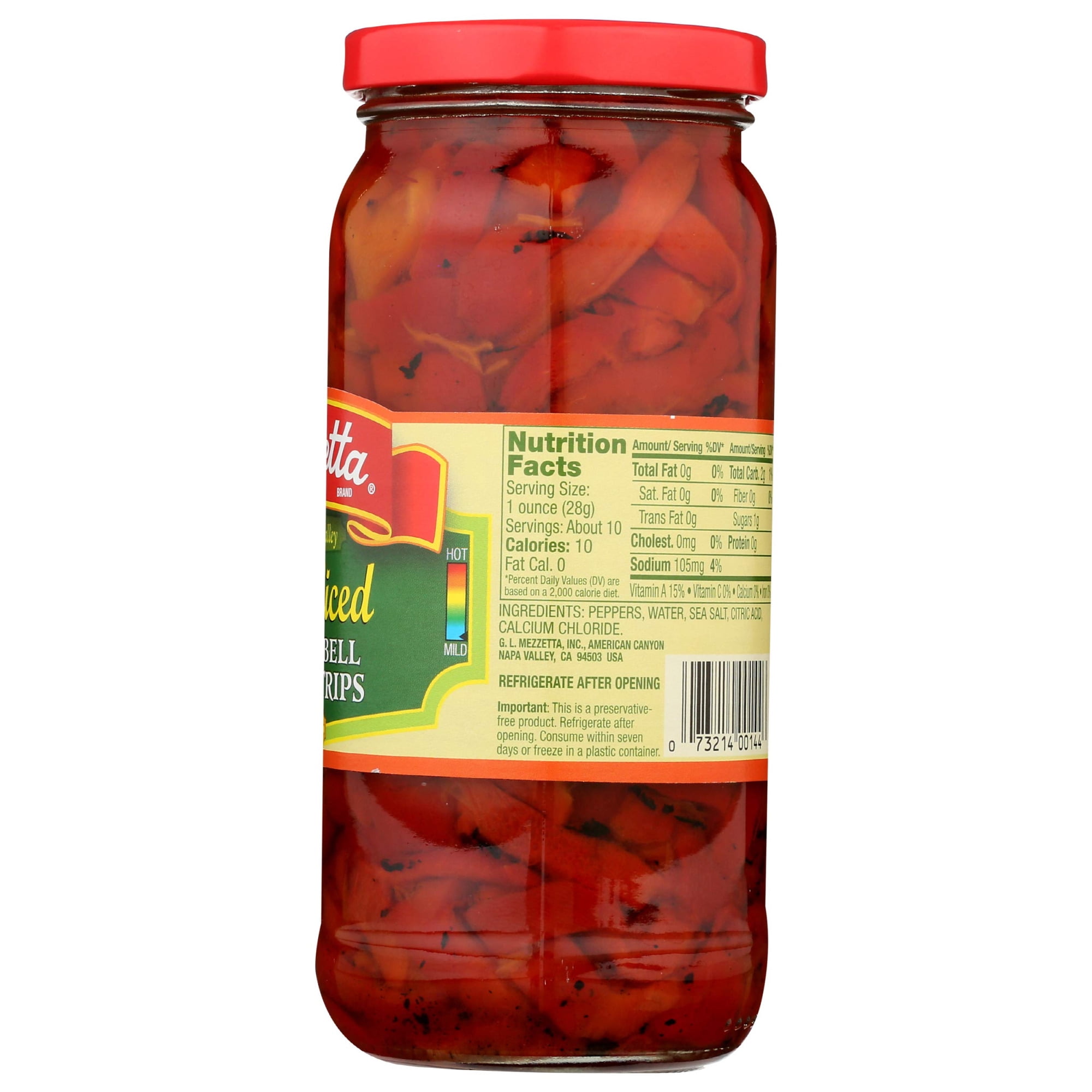 Mezzetta Pepper Bell Roasted Strip (Pack of 12)