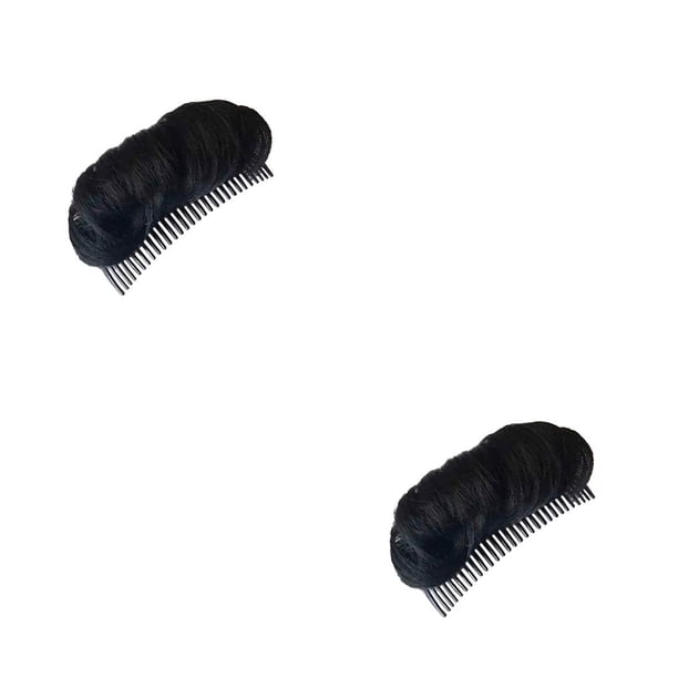 Seitruly Almohadilla para el pelo para mujer, accesorio de moda, adorno para el pelo, accesorio para tocado de niña, extensión DIY, adorno Invisible No.1 2piezas Seitruly CBP391689