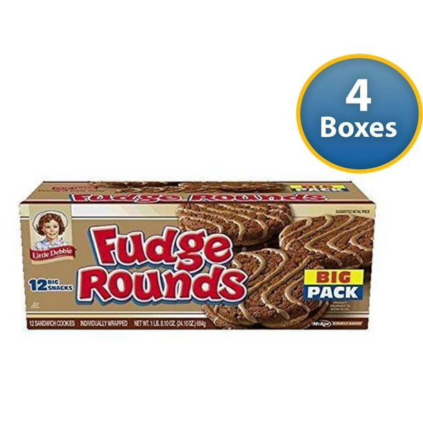 Little Debbie Fudge Rounds Big Pack 24. 1 oz, 12 Ct (4