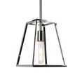 thumbnail image 2 of Henn&Hart 8" Polished Nickel Metal Pendant, 2 of 4
