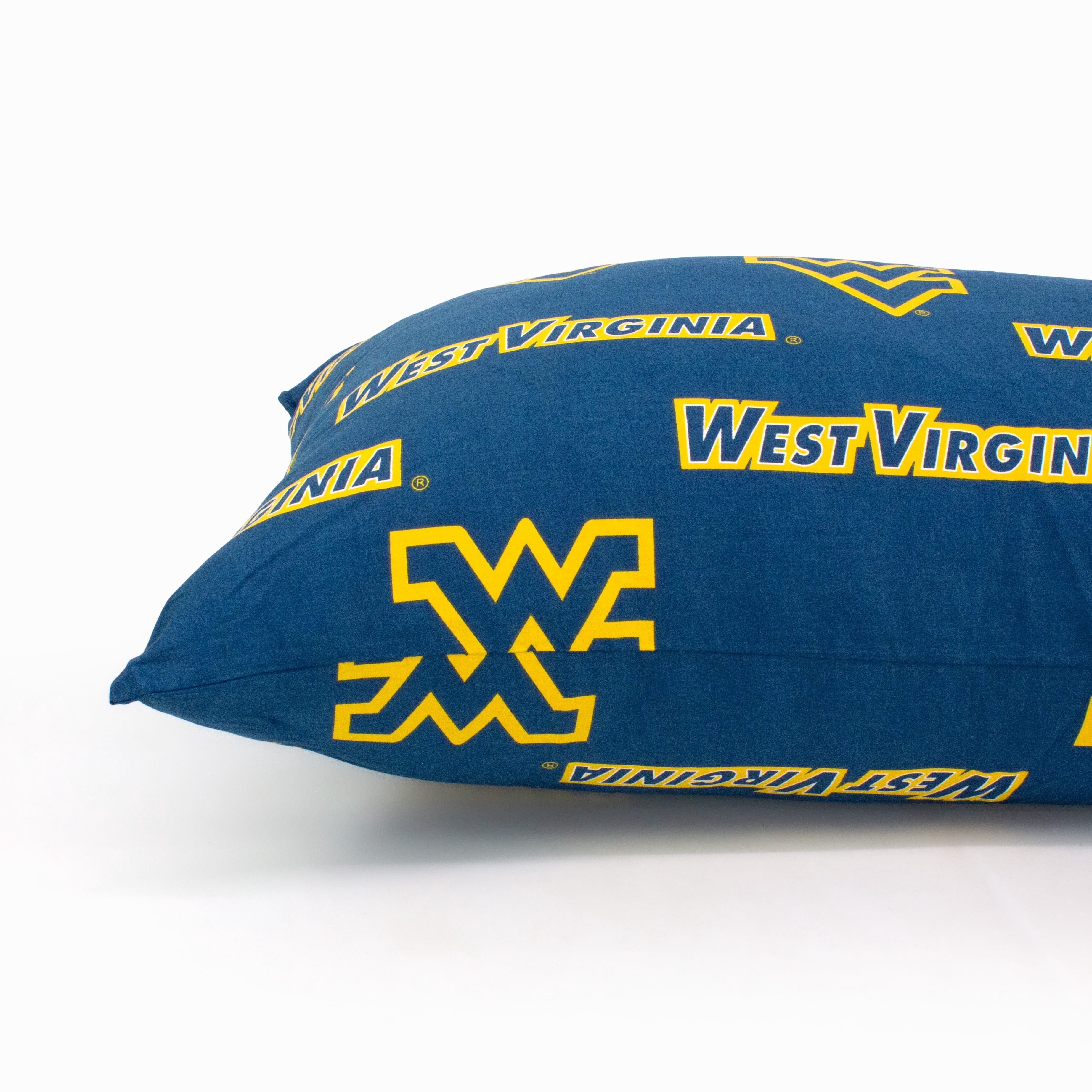 West Virginia Mountaineers Pillowcase Pair, Standard, 20" x 30" (2 Standard Pillowcases)