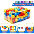 thumbnail image 2 of Ball Pit Balls for Baby and Toddler Phthalate Free BPA Free Crush Proof Plastic - Multicolored Pit Balls in Reusable Play Toys for Kids with Storage Bag, 2 of 14