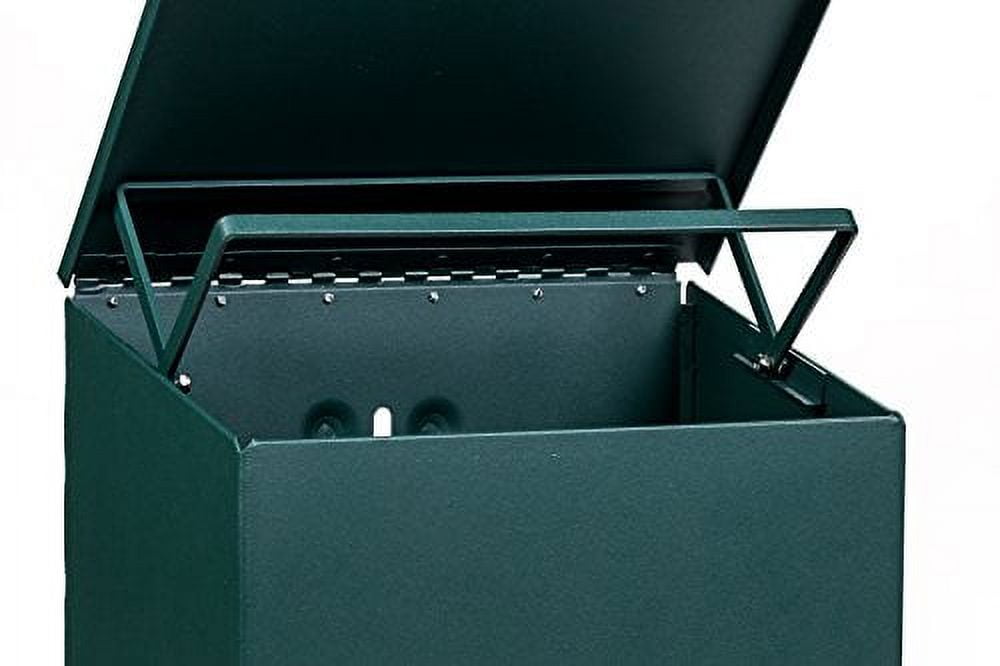 Standard Low Profile Dog Waste Station / ONEpul® Header Bag System_Square Can(Matte Green)