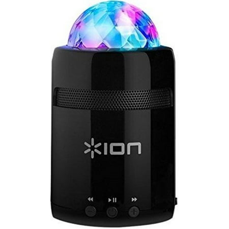 ION Audio Party Starter MK II | Pocket-Sized Bluetooth Speaker with Built-In Beat-Sync Light Show
