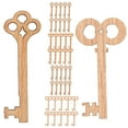 thumbnail image 5 of LIYUNMIAO NOLITOY Vintage Keys 50pcs Blank Wooden Keys DIY Decoration, 5 of 5