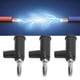 thumbnail image 5 of Plátano 10pcs enchufe plátano apilable 4 mm/0.2 pulgadas de latón sin soldador conector de plátano apilable para accesorios de seguridad para accesorios de segurida, 5 of 7