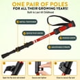 thumbnail image 4 of Bastones de senderismo Hiker Hunger Outfitters ligeros para niños, 4 of 8
