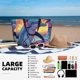 thumbnail image 5 of Disketp Hip-Hop DJ Dolphin Bolsa de Playa de Gran Capacidad, Bolso Impermeable y a Prueba de Arena para Mujer, Ideal para Playa, Piscina y Natación, 5 of 7