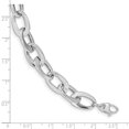 thumbnail image 3 of 14K White Gold bracelet Fancy Link, 8 in 9.7 mm Polished Link, 3 of 3