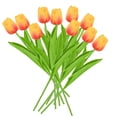 thumbnail image 2 of Hyknon Artificial Tulips Flowers, Faux Silk Flower Picks with Stems, Realistic Bendable DIY Floral Bundles, Real Touch Fade Resistan Bouquet Decor for Indoor Decor Table Centerpieces Wedding Home 13", 2 of 6