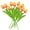 D, variant on E 7 Colors Artificial Tulips Faux Flowers For Home Wedding Floral Arrangement Decor Supplies