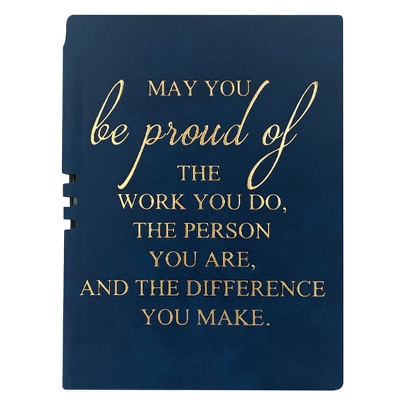 Inspirational Leather Journal Notebook, Lined Hardcover Writing Notebook, Leather Diary for Work, Study, Daily Use, Motivational Quote Journal for Note Taking, Goal Setting, Personal Growth