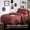Burgundy, variant on 7PC Campus Ready Dorm Twin XL Bedding Bundle, Solid Comforter, Cotton & Down Bed Pillows and Sheet Set - Burgundy