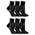 thumbnail image 4 of Fruit of the Loom Premium Cool Zone Ankle Socks for Women, Black, Size 4-10, (6-Pack), 4 of 5