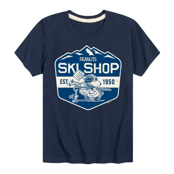 Snoopy and Woodstock Ski Shop - Toddler And Youth Short Sleeve Graphic T-Shirt
