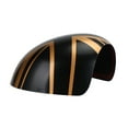 thumbnail image 3 of 2x Union Jack UK Flag Mirror Covers for MINI Cooper R55 R56 R57 Black/Gold, 3 of 11