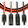 thumbnail image 2 of Cable de extensión para panel solar fotovoltaico con conector MC4, par rojo y negro, 14 AWG, 3 metros/10 pies, BF, 2 of 5