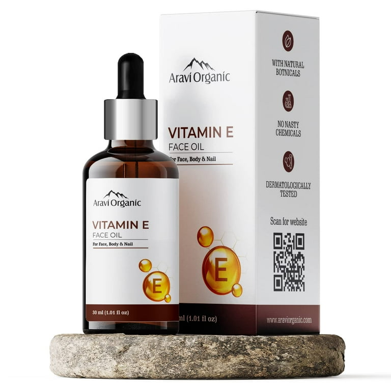 Vitamin e oil on sale face