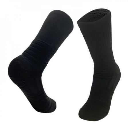 

Clearance!!!Solid Color Mid-thigh High Basketball Socks Adult Thickened Towel Bottom Sports Socks Solid Non-slip Sports Running Socks Elite Basketball Socks