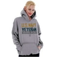 thumbnail image 4 of US Navy Logo Veteran Anchors Aweigh Unisex Plus Size Hoodie Brisco Brands 3X, 4 of 5
