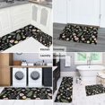 thumbnail image 5 of Pioneer Flower Floral Print Pattern Kitchen Rugs Sets Of 2, Anti Fatigue Non Slip Washable Floor Mats for Kitchen Sink Laundry, 17X30 Inch + 17X47 Inch, 5 of 6