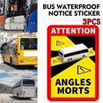 thumbnail image 2 of Dead Corners On Heavy Vehicles Bus Car Autocar - Waterproof Sticker - L.17 X H.25cm, 2 of 2