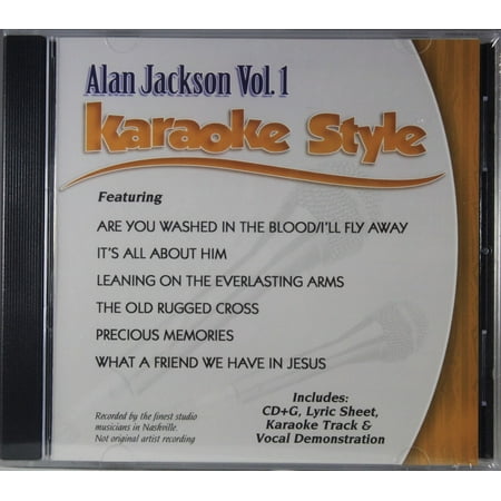 Alan Jackson Volume 1 Daywind Christian Karaoke Style NEW CD+G 6 Songs