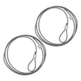 thumbnail image 1 of LOLIPPYY 2pcs Outdoor Basketball Net String Grey Nylon for Professional Training, 1 of 8