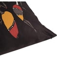 thumbnail image 7 of GZHJMY Soft Smooth Skin-Friendly Throw Pillow Cover Without Pillow Case16 x16 Shrink-Resistant Breathable Hidden Zipper Opening, Sofa Bed Office Farmhouse Room Easy to Disassemble|African Dancers, 7 of 7