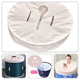 thumbnail image 2 of 2 PCS Portable Folding Bathtub Covers Thermal Insulated Lid for Cold Plunge Baths, Easy to Use and Store, 2 of 6