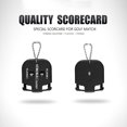 thumbnail image 1 of Golf Scorer 2 Players Square To Use Golf Counter Portable Scorecard For Golf Match, 1 of 7