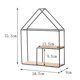 thumbnail image 2 of Estantes flotantes Estantes colgantes montados en la pared para decoración de paredes, almacenamiento | Soporte de metal y estante de pared de madera para sala de estar, dormitorio, baño, cocina, 2 of 5