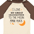 thumbnail image 4 of Inktastic I Love My Great Grandmother to the Moon and Back Boys or Girls Long Sleeve Baby Bodysuit, 4 of 5
