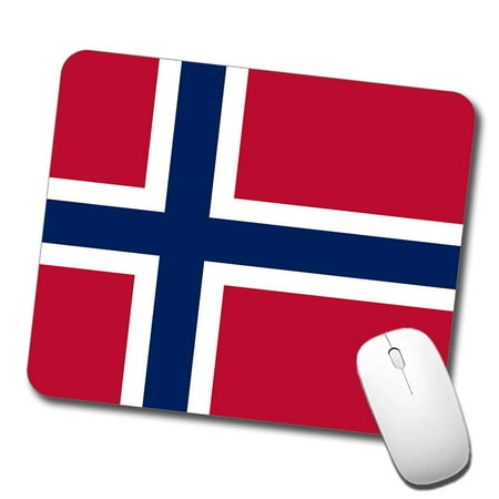 Svalbard and Jan Mayen Country Flag Mouse Pad Low Profile Gaming Mat
